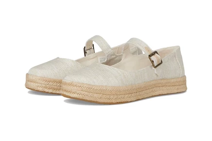 Женские туфли TOMS Carolina Mary Jane на платформе, натуральные
