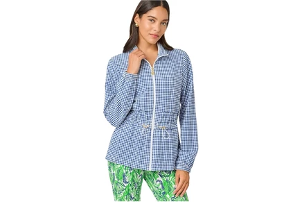Женская куртка Lilly Pulitzer Romilly Performance, тёмно‑синяя