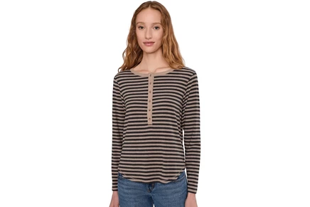 Лонгслив Mod-o-doc Long Sleeve Slim Shirttail Henley