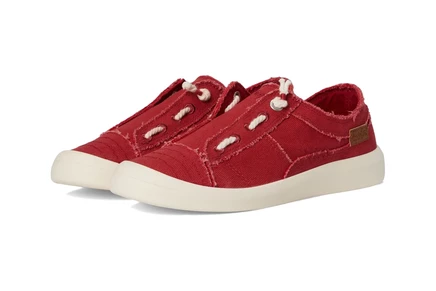 Женские кроссовки Blowfish Malibu Beachside Slip On Shoes pompeiian red canvas