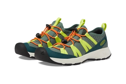 Кроссовки для малышей KEEN Motozoa, зелёно-красные