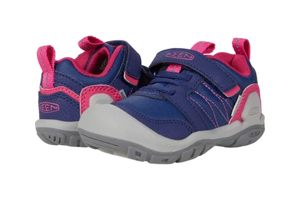 Детские кроссовки KEEN Kids Knotch Peak, сине‑розовые