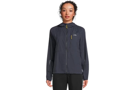 L.L.Bean Stowaway Windbreaker bright navy