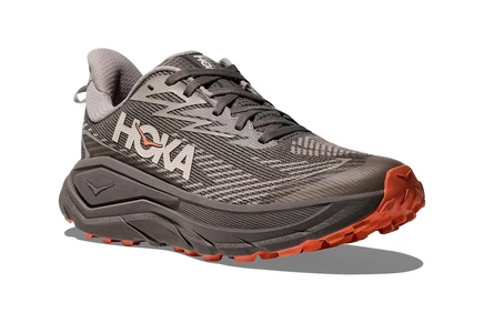 Женские кроссовки Hoka Challenger 8 GTX, серо-бежевые