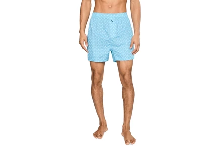 Мужские боксеры Tommy Bahama Cotton Woven, синий принт