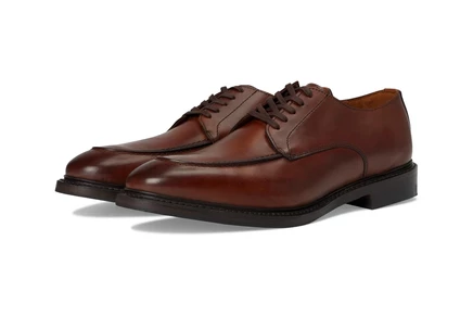 Мужские оксфорды Allen Edmonds Rivington кожа/замша, красные