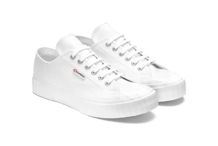 Унисекс кеды Superga 2630 Stripe, белые