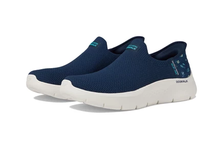 Женские кроссовки Skechers Go Walk Flex, сине/бирюзовые