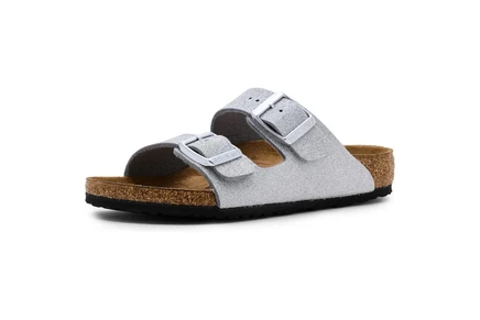 Сандалии Birkenstock Kids Arizona - Shiny Glitter (Toddler/Little Kid/Big Kid)