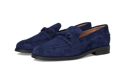 Женские лоферы Cole Haan Stassi Bow, темно-синие