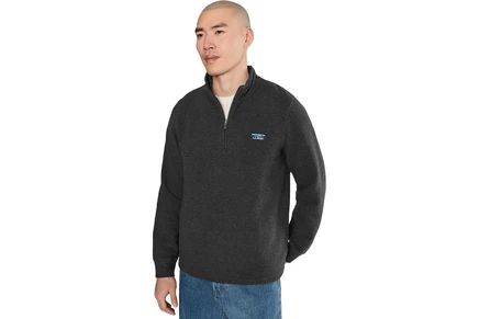 Толстовка L.L.Bean Lakewashed Double-Knit Quarter-Zip Long Sleeve