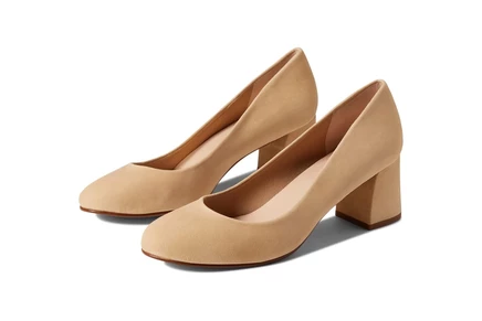 French Sole Trance beige suede