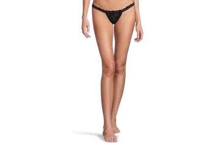 Женские стринги Hanky Panky Signature Lace, черные