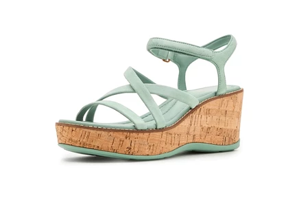 Женские босоножки Cole Haan Azzura, зелёная замша