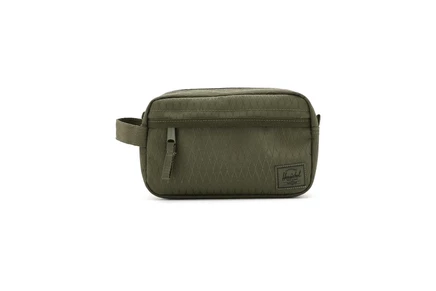 Herschel Supply Co. Chapter Small Travel Kit ivy green diamond