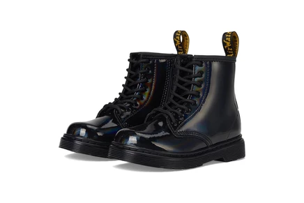 Детские ботинки Dr. Martens 1460, черные с радужным