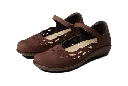 Naot Agathis coffee bean nubuck