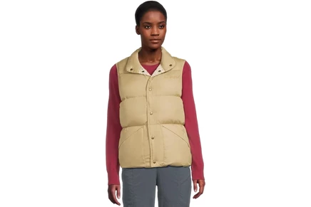 Унисекс пуховый жилет L.L. Bean Trail Model Down Vest 82, песочный