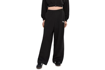 Брюки PUMA Essentials Graphics Leo Luxe Bedazzled Slouchy Pants