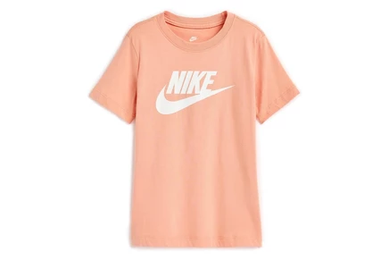 Мужская рубашка Nike Kids NSW Tee Futura HBR (Little Kids/Big Kids) apricot agate