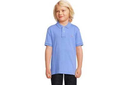Поло для малышей Polo Ralph Lauren Kids, голубое