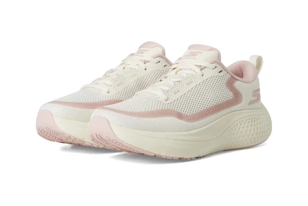 Женские кроссовки SKECHERS Go Run Supersonic Max natural/pink