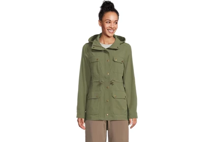 Женская куртка софтшелл L.L. Bean Boundless, темно‑оливковая