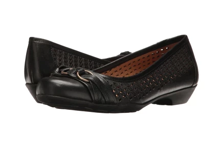 Женские балетки Comfortiva Posie Laser Softspots, черные