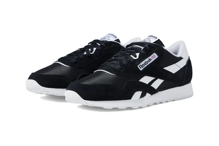 Кроссовки Reebok Classic Nylon, черно-белые