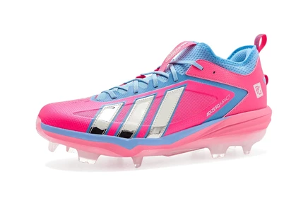 Мужские бутсы Adidas Adizero Impact 3.0, бело-серебристые