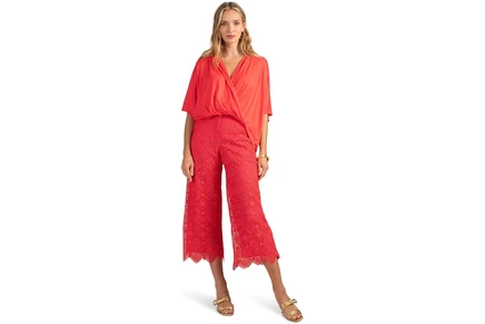 Trina Turk Concourse Top moroccan sunset
