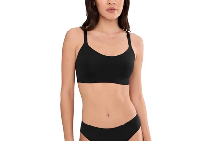 Женский спортивный бюстгальтер Natori Elevate Convertible Wireless, черный