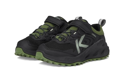 Детские походные ботинки KEEN Zionic Low водонепроницаемые, черно-бронзовые