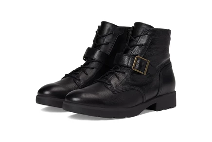 black leather