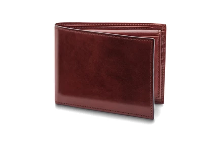 Кошелек Bosca Old Leather Collection с отделением для ID, тёмно-коричневый