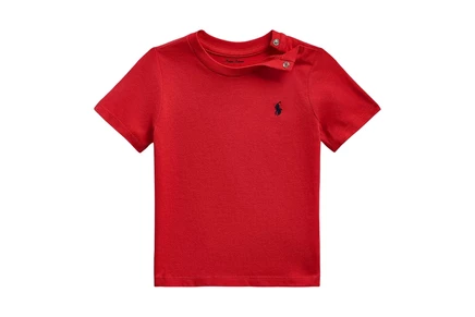 Футболка для младенцев Polo Ralph Lauren Kids, красная