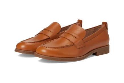 Женские лоферы Cole Haan Stassi Penny, кожаные, ореховые