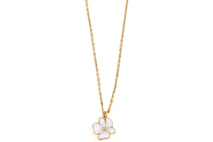 Кулон Kate Spade New York Golden Bloom, белый