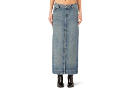 Юбка DL1961 Asra Skirt Maxi in Aged Mid