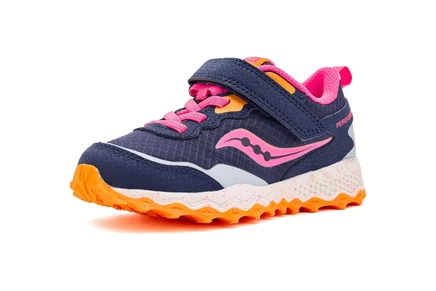 Детские кроссовки Saucony Peregrine Shield KDZ, сине-розовые
