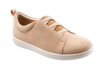 Женские кроссовки Trotters Avrille ivory suede leather/veg