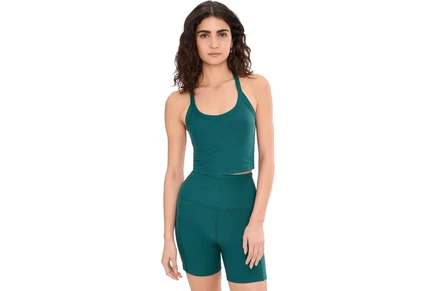 За пределами Пространства для занятий йогой На укороченной Майке teal sea heather