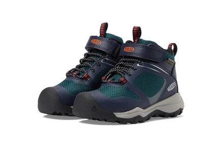 Детская обувь для мальчиков KEEN Wanduro Mid, сине-зеленая