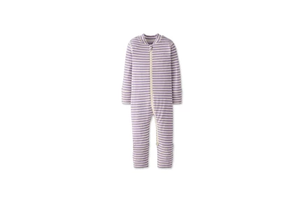 Пижама Hanna Andersson Striped 2-Way Zip Sleeper in HannaSoft (Infant/Toddler)