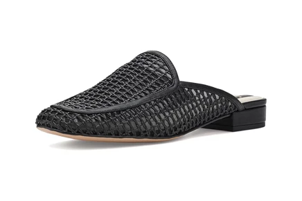 Женские мюли Franco Sarto Holland, черные плетеные