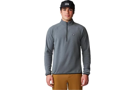 Мужской флис Mountain Hardwear Microchill 1/4, хаки