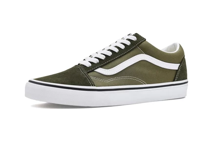Унисекс кеды Vans Old Skool, черно-зеленые