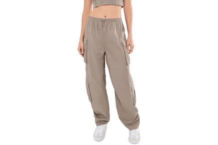 Женские карго-брюки Puma Essentials Barrel, серые