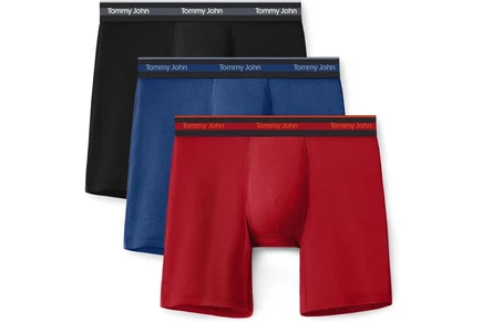 Мужские брифы Tommy John Micro 6″, 3 шт., разноцветные