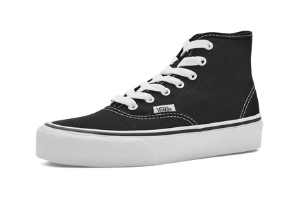 Детские кеды Vans Authentic Hi 2.0, черно-белые